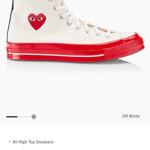 Comme des Garcons Converse High Tops
